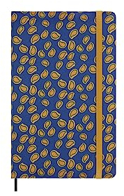 Moleskine Silk 12 Monate Planer, Wochenplaner ohne Termine, Hardcover mit Italianischer Seide von Mantero, elastischer Verschluss, mit Geschenkbox, Großformat 21x13cm, Farbe Blau