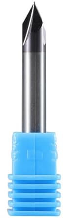 60-Grad-Fasenfräser aus Hartmetall mit 3 Schneiden, 6 mm Schaft, V-Nut, TiAIN-CNC-Fräser for das professionelle Anfaswerkzeug