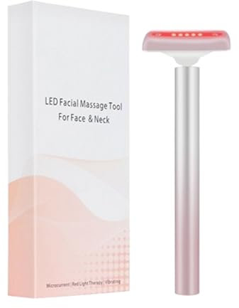 Blissbuilt EMS Microcurrent Eye Massager,Face Massager,Electric Eye Massager With Vibration,Eye Beauty Device,for Wrinkles Red Light Therapy,Dark Circles,Eyes