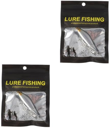 Mipcase Lot De 2 Leurres De Pêche Légers en Forme De Lançon Appâts Artificiels pour La Pêche en Mer pour Pêcheurs