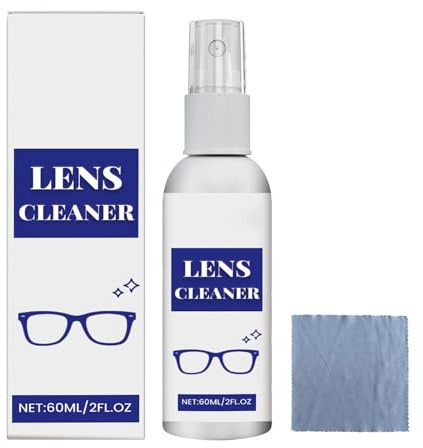 KOAHDE Glasses Cleaning Spray for Sunglasses,Líquido de Reparación de Cristales para Lentes,Cleaning Agent Removing Scratches On Eye Glass,Líquido de Reparación de Cristales,60ML,1PC