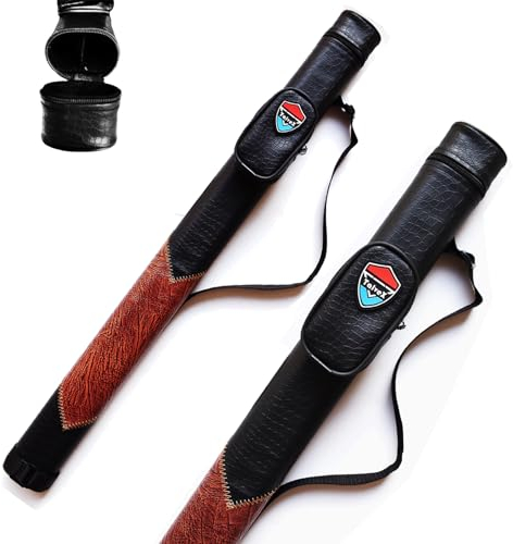 TalveX ARUIS 1 x 1 Hartschalen-Queue Billardstock Tragetasche (hält 1 Butt/1 Schaft)