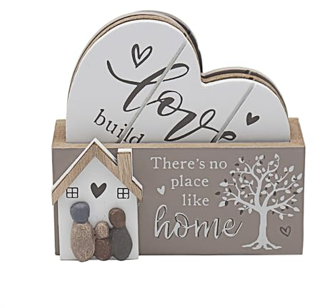 Lesser & Pavey Home Coasters Set of 4 | Lovely Gifts For Women & Men | Designed By Love and Affection | Coasters Set For All Modern Kitchen & Offices