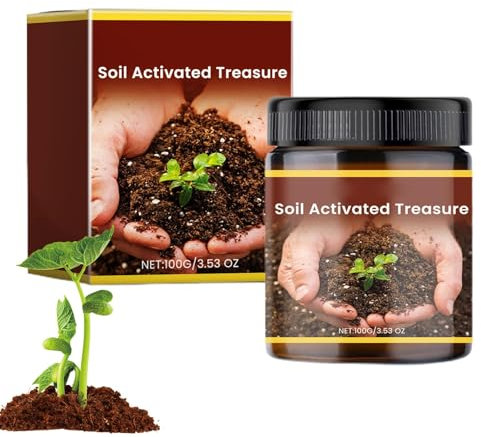 Soil Activator,Soil Activated Treasure | Organic Fertilized Soil Nutrition 100g, Soil Activated Plant Fertilizer Indoor Plants Fruit Vegetable