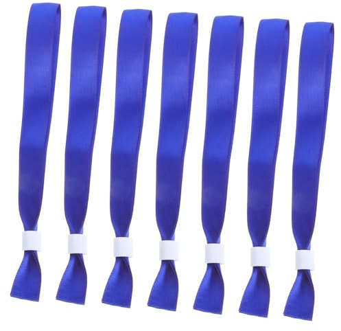 Pulseras de Identificación para Evento 20 Piezas de Poliéster Azul