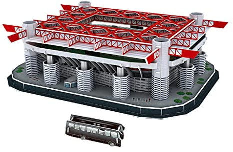 Puzzle Stadio di Calcio da 9 Paesi per Collezionisti - Puzzle 3D Monumenti Architettonici per Adulti e Bambini- San Siro