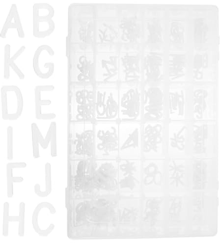 SEWACC Juego de 340 Letras de Plástico para Tablero de Letras de Fieltro, Accesorio Intercambiable para Tableros de Mensajes, Adecuado para Oficina y Manualidades