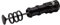 P4B | Ahead - Adapter für 1 1/8 Ahead-Vorbauten in Schwarz/Glanz | Safety-Level 4 | Inkl. 5 Spacer | Ergotec Ahead 3 Vorbau-Adapter für Fahrrad und E-Bike