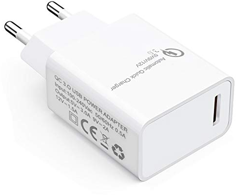 QC 3.0 18W USB Quick Charger Power AC Adapter Rapide Téléphone Portable Chargeur Adaptateur 5V 3A, 9V 2A, 12V 1.5A