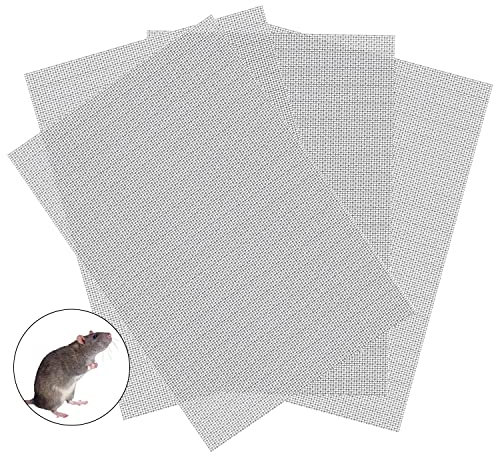 Drahtgitter/Wire Mesh/4 Stück Feinmaschig Wire Mesh/Wühlmausgitter 1 mm Löcher/Fliegengitter Edelstahl 20 Mesh/Nagerbekämpfung Schädlingsschutzgitter/leicht zu schneiden(210 x 300mm)
