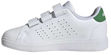 adidas Mixte Enfant Advantage Base 2.0 Children Shoes, Cloud White/Cloud White/Green, 28 EU
