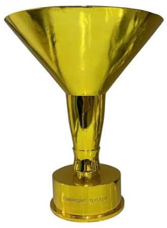 YYDSTES Trofeo Campioni Serie A Calcio in Resina Trofei del Campionato Italiana Bertoni Coppa Repliche Decorazioni per La Casa e L'Ufficio Ornamenti da Esposizione Souvenir Regali per I Tifosi,16cm