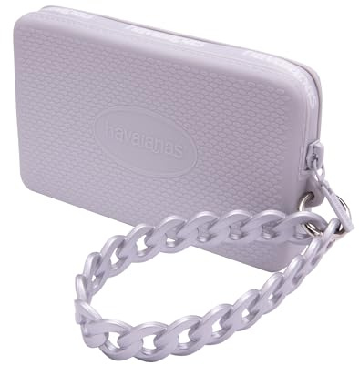 Havaianas - Mini Bag Chain II, Borsa in Silicone Compatta ed Elegante da Donna con Cinturino da Polso e Chiusura Zip, Resistente all’Acqua