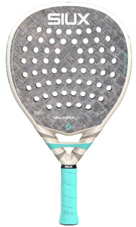 Siux - Pala de Pádel Valkiria Pro 2026 Nivel Profesional Forma lágrima - polivalencia con Control y Potencia