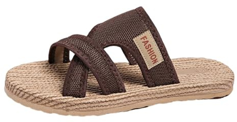 Sandalias de playa para mujer, una palabra, malla, transpirable, un reposapiés, parte inferior plana, boca de pescado, informales, versátiles, cómodas, sandalias de playa, zapatos de arrastre para