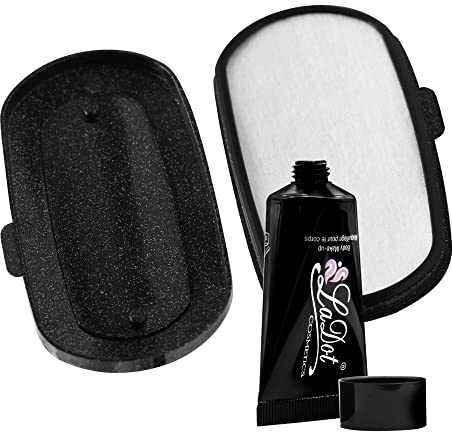 LaDot Tattoo Starter Kit - Tatouages temporaires noirs pour tampons, encre de tatouage imperméable et hypoallergénique pour enfants et adultes, 15 ml pour le corps et les bras