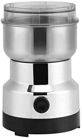 Greensen Elektrisk Kaffekvarn, Kaffebönor Av Rostfritt Stål Spannmålskvarn Kaffekvarn och Kryddkvarn med Rostfri Kniv Örtkvarn för Pesto Kryddor Nötter Socker