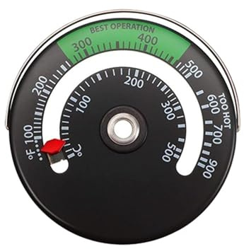 Ventilateur de cheminée Mini ventilateur de poêle à 6 pales alimenté par la chaleur, ventilateur silencieux for poêle à bois, ventilateur de cheminée, distribution de chaleur chaude en hiver(Thermomet