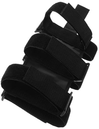 NUOBESTY Cintura Per Fissaggio Estintore Auto in Nylon Nero Compatibile Con Varie Bombole Antincendio Veicolari Design Minimalista e Resistente Per Garage e Esterno