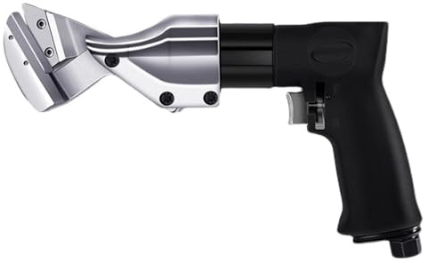 Cizalla neumática industrial, herramienta de corte de metal resistente con cuchillas de repuesto para acero inoxidable, chapa de metal, malla de hierro