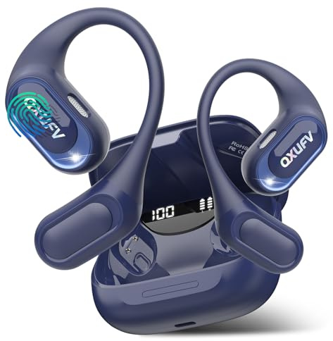 QXUFV 4-en-1 AI Auriculares Traductor en Tiempo Real, Auriculares Bluetooth 5.4 de Modos 9, Idiomas 164(con app), 60H Traductor Instantaneo de Voz para Viajes/Negocios/Estudio, Autorización Permanente