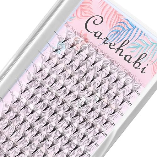 160 pezzi Ciglia Arricciate a Grappolo, Ciglia Singole a Ciuffetti,Ciglia a Grappolo, D-Curl Naturale per Trucco Occhi con Estensione Ciglia DIY, Con Spedizione di una Pinzetta Elegante