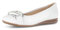 Gabor Damen Keilpumps, Frauen Absatzschuhe,Leichte Mehrweite (G),high Heels,hochhackige Schuhe,stoeckelschuhe,Weiss (Uni+Silber),37.5 EU / 4.5 UK