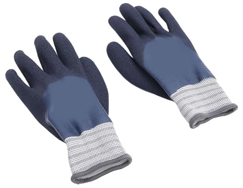 Sxhlseller Gants de Travail Isolants Résistants à Haute Tension 1000 V, Bleu, Unisexe, Réutilisables, Adaptés aux Équipements Électriques, Antidérapants, Résistants aux Coupures, Durables