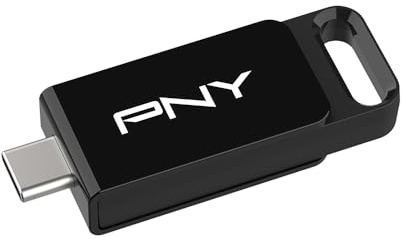 PNY Elite Type-C 256GB USB 3.2 Flash Drive – Up to 120MB/s Read, Up to 10x Faster Write Than USB 2.0, Reliable Design, Durable & Portable for Everyday Store & Share, Type-C Connector