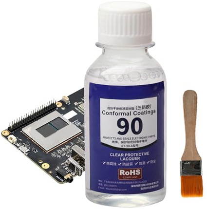 Rivestimento conforme per elettronica, rivestimento conforme in silicone da 100 ml, sigillante isolante trasparente impermeabile, per scheda madre del circuito