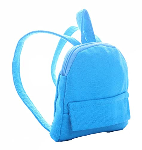 TOYANDONA Puppenrucksack Münzkoffer Kleine Puppentasche Mini-Puppen-geldbörse Mini-puppenschultasche -Schultasche Puppe Kleine Tasche Büchertasche Für Mädchen Stoff Handbuch Lippenstift
