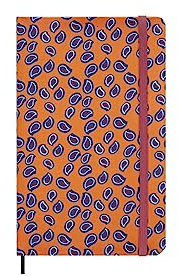 Moleskine Agenda Silk 12 Months, Weekly Undated Agenda, Hard Cover with Italian Silk from Mantero, Elastic Closure, with Gift Box, Size Large 21x13cm, Colour Orange