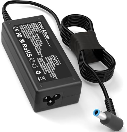 Universal 65W 45W HP Laptop Charger, 19.5V 3.33A Replacement Power Adapter for Pavilion x360 11 13 15, Stream, ProBook EliteBook Pavilion Chromebook, Envy Spectre