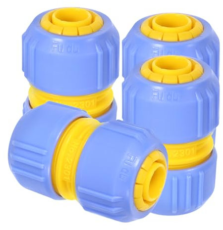MINAOLULUS 4 Piezas Conectores De Manguera De Jardín Rápido Abs para Conexión De Agua Jardín Accesorios De Manguera De Suministro Conectores De Agua