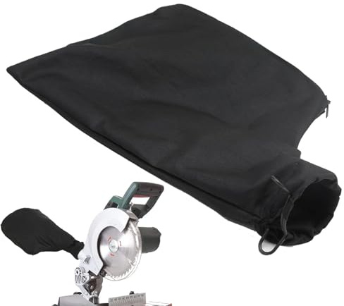 Bolsa de polvo para sierra circular de mesa, colector de polvo portátil con cremallera | Accesorios ligeros para taller de madera interior y exterior