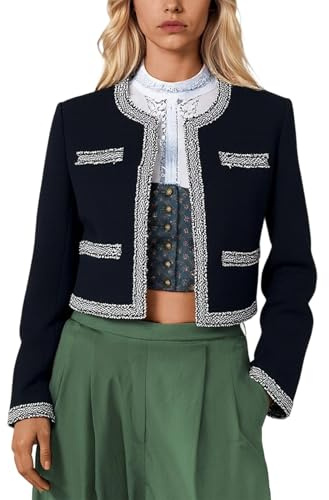Vhersily Giacca Tradizionale Dirndl Da Donna, Corta, Elegante Cardigan Con Bottoni, Stile Oktoberfest, Antivento Windbreaker Jacket Outwear Cappottino per Business e Matrimoni, Mezze Stagioni
