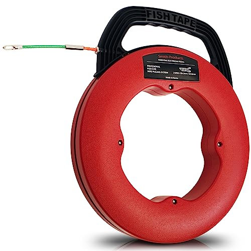 Smith-Products Kabeleinziehhilfe 30 Meter Durchmesser 4,5 mm Kabeleinzugshilfe, Einziehspirale, Einziehdraht