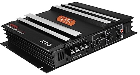 Jandra Amplificateur de Audio Stéréo de Voiture C-236 3800W 2 Canaux pour Caisson de Basses de Voiture