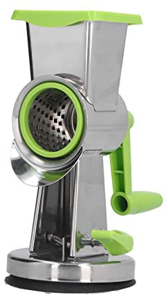 Grattugia Rotante a Tamburo Manuale Smerigliatrice per Formaggio Robusta e Compatta Alla Moda per Forniture da Cucina