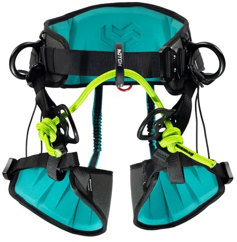 Notch Catalyst Harness-Size 1, Custom EVA Molded Back & Leg panels, Integrated Ventilation Channels, Multiple Adjustment Points, Custom Flared Side D Rings, 330 lbs Total Weight Limit (CATH-1)