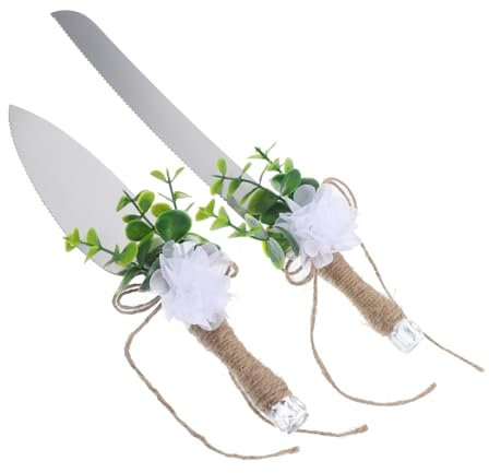 Cabilock 1juego Cortadores De Pastel Inoxidable Herramienta De Corte Reutilizable para Celebraciones para Bodas y Cumpleaños