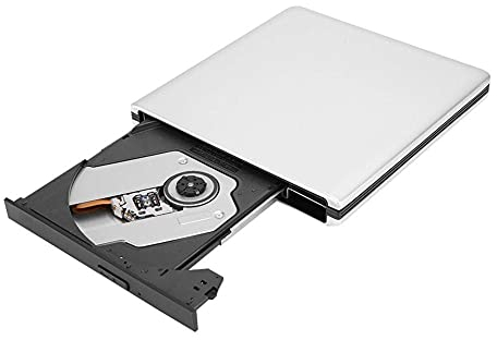 ASHATA Graveur Blu-Ray USB 3.0, USB3.0 Ordinateur Portable Blu-Ray Graveur de Disque Graveur de DVD/CD/BD, Lecteur Optique Externe, Lecteur Blu-Ray Disc Rome 3D Drive BD DVD