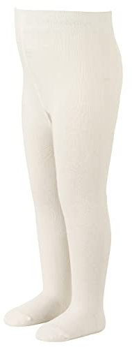 Sterntaler Unisex Baby Strumpfhose Uni Strumpfhose, Ecru, 62