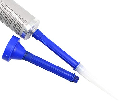 Nothers Verlängerter Silikonkegel für Kartuschen-Kartuschenpistole, 5 Stück/Packung, 1 cm x 1 cm, Dichtmittelspender, Syrnge, Zubehör, für Kartuschenpistole