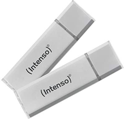 Intenso Ultra Line, 2x 32GB Speicherstick, USB 3.2 Gen 1x1, silber