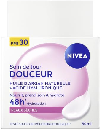 NIVEA Essentials Närande dagkräm - Ansiktskräm - Torr hud - SPF 30 - Ansiktsvård med mandelolja och sheasmör - 50 ml
