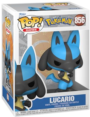 Funko POP! Games: Pokemon - Lucario - Collectable Vinyl Figure - Gift Idea - Official Merchandise - Toys for Kids & Adults - Video Games Fans - Model Figure for Collectors and Display