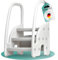 WOLKENGLÜCK® Sgabello per bambini (3 livelli) – Sgabello antiscivolo per bambini da 1,5 a 6 anni (carico fino a 70 kg) – Scala per bambini per bagno, lavandino, cucina o toilette – Sgabello per