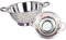 PEBBLE HUG Stainless Steel Deep Colander, Sturdy and Durable, Standing Base with Wide Handles, Dishwasher Safe, Easy to Handle, Ideal for Pasta, Washing Vegetables and Salads (34 cm)