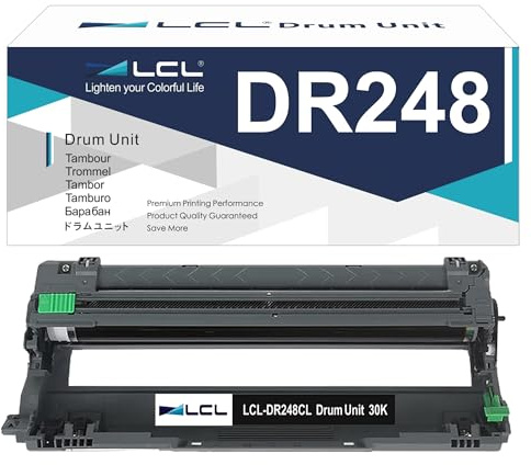 DR248CL DR248 Drum Unit Replacement for Brother DR-248CL Drum for Brother DCP-L3515CDW DCP-L3520CDW DCP-L3555CDW,DCP-L3560CDW HL-L3220CW HL-L3240CDW HL-L8230CDW MFC-L3740CDW MFC-L8340CDW (1PK)